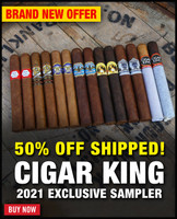 Cigar King 2021 Exclusive Sampler Deal (14 PACK SPECIAL) + 50% OFF + FREE SHIPPING ON YOUR ENTIRE ORDER!