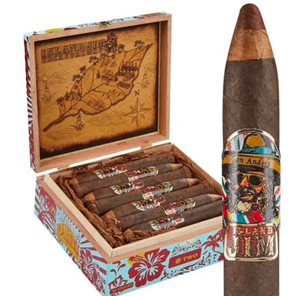 Island Jim by Oscar #2 San Andrès Maduro Torpedo (6.5x52 / Box 21)