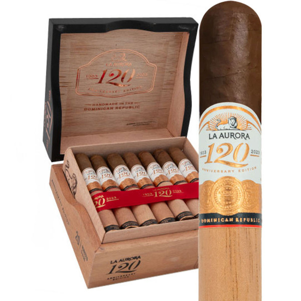 La Aurora 120 Aniversario Robusto (5x50 / Box 20) | Cigar King