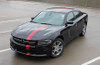 front of black 2016 Dodge Charger Euro Stripes E RALLY 15 2015-2023 2024