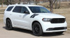 front angle of RT, GT, SRT Dodge Durango Fender Stripes DOUBLE BAR 2011-2024