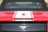 rear of 2021-2018 Ford Mustang Convertible Racing Stripes HYPER RALLY