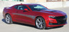 side of red 2022 SS or RS Chevy Camaro Side Stripes BACKLASH 2019-2023