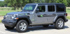 front angle of 2019 Jeep Wrangler Decals BYPASS and ACCENTS 2018-2020 2021