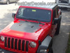 front of red ALL NEW! 2020 Jeep Gladiator Hood Stripes SPORT HOOD 2020-2021