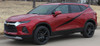 front angle of FLASHPOINT SIDE KIT | 2019-2021 Chevy Blazer Body Stripes