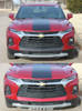 front of ERASER BUMPER GRAPHIC | 2019-2024 Chevy Blazer Front Bumper Stripes