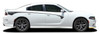 profile of 2015-2024 Dodge Charger Body Line Stripes RILED SIDE Decals