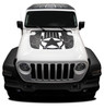 front of white 2021 Jeep Gladiator Map Hood Stripes 2020-2024 JOURNEY HOOD Digital Print