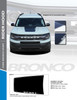 flyer for 2023 Ford Bronco Hood Stripes RIDER HOOD Decals 2021-2024