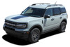 side angle 2021 Ford Bronco Stripes RIDER SIDE Decals 2021 2022 2023 2024