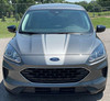 front view of our 2021 Ford Escape Hood Stripe SABRE HOOD 2020-2022 2023 2024