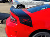 side of red 2022 Dodge Charger Rear Stripes 392, Daytona, Charger, Hemi 2015-2024