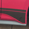 close up of 2024 Ford Mustang GT/ECO Lower Stripes RACEWAY ROCKER