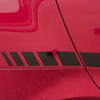 rear close up of 2024 Ford Mustang GT/ECO Lower Stripes RACEWAY ROCKER