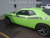 side of green New Dodge Challenger RT Stripes DUEL 15 2015-2019 2020 2021 2022 2023