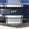 close up rear 2017 Ford Mustang Bumper to Bumper Center Stripe CONTENDER