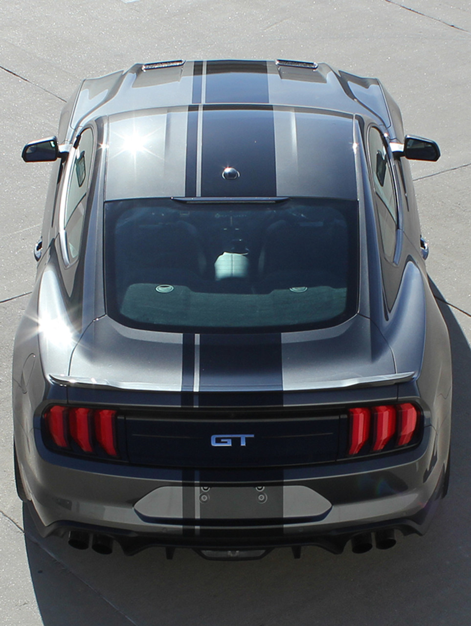 matte grey mustang