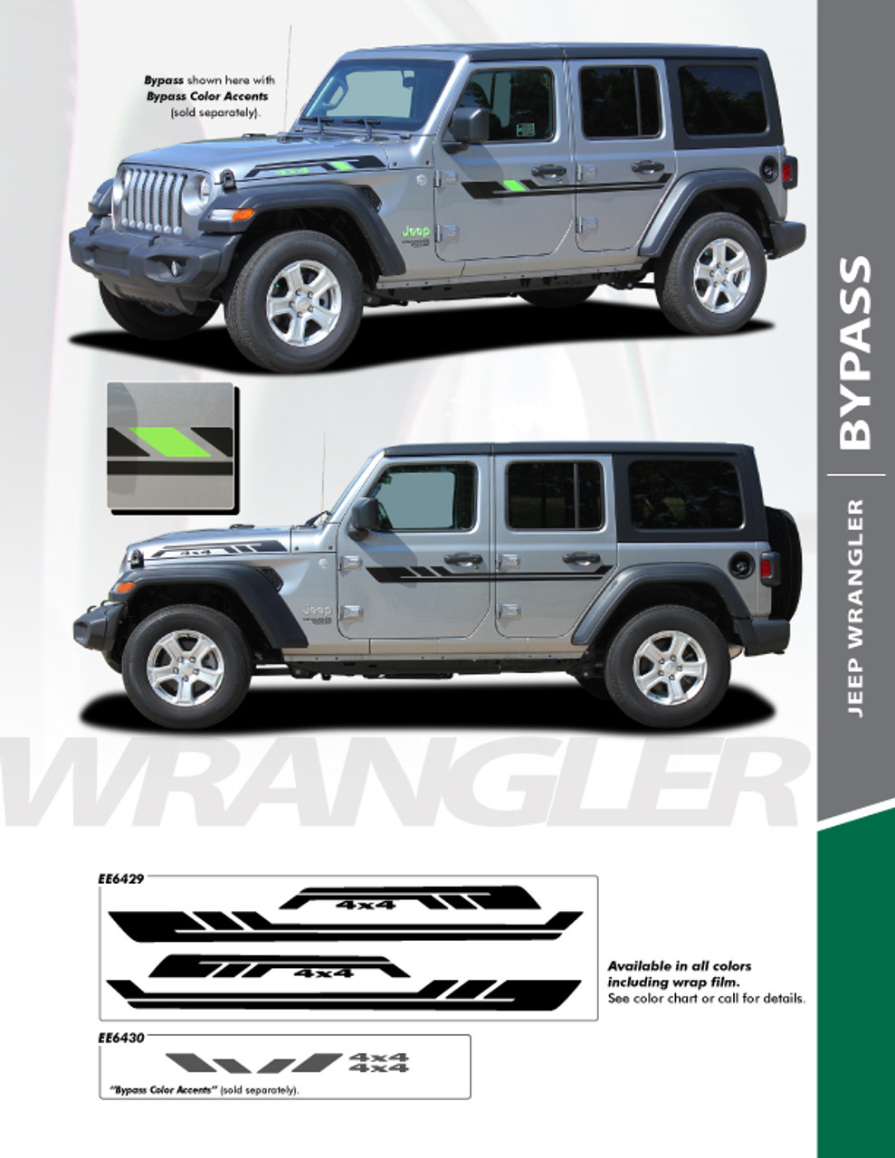 2019 Jeep Wrangler Color Chart