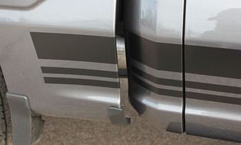 close up of 2021 Ford 150 Side Decals 15 150 ROCKER 1 2015-2017 2018 2019 2020