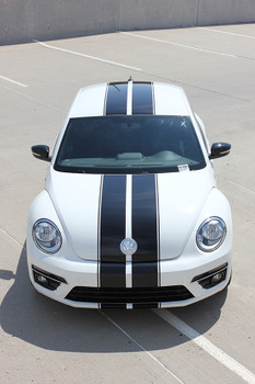 front view of VW Beetle Center Stripes BEETLE RALLY 2012-2016 2017 2018