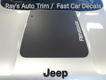 front close view of 2019 Jeep Renegade Decals RENEGADE HOOD 2014-2024
