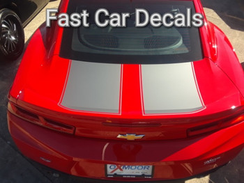 rear of red 2016 Camaro Rally Stripes CAM SPORT PIN 2016 2017 2018 | FCD