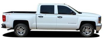 side of 2015 Chevy Silverado Upper Body Graphic Stripes ELITE 2013-2018