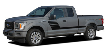 profile of 2019 Ford F150 Vinyl Graphics LEADFOOT 2015-2021 2022 2023