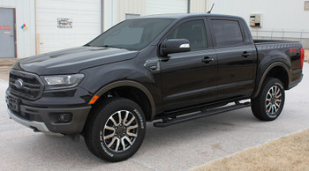 front angle of 2020 2019 Ford Ranger Stripes UPROAR SIDE Body Line Vinyl Graphics front angle of 2020 2019 Ford Ranger Stripes UPROAR SIDE Body Line Vinyl Graphics