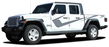 profile of PARAMOUNT DIGITAL : Jeep Gladiator Side Digital Graphics Decal Stripe Kit for 2020-2024