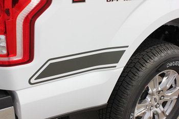close up of rear 2018 Ford F 150 Graphics Package 15 FORCE 2 2009-2020