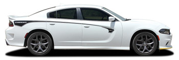profile of 2015-2021 Dodge Charger Body Line Stripes RILED SIDE KIT profile of 2015-2021 Dodge Charger Body Line Stripes RILED SIDE KIT