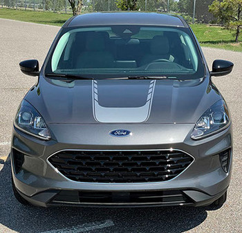 front of NEW! 2020 Ford Escape Hood Stripes EVADE HOOD 2020-2024