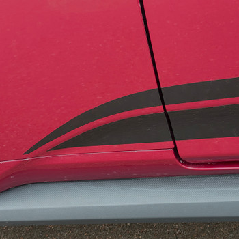 close up of 2024 Ford Mustang Rocker Stripes COAST ROCKER (GT or Blank)