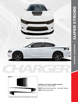 flyer for Angry BEE Hood & Side Stripes for Dodge Chargers 2015-2024