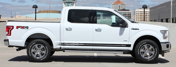 side of white 2017 Ford F150 Decals 150 BREAKUP ROCKER 2015-2021 side of white 2017 Ford F150 Decals 150 BREAKUP ROCKER 2015-2021