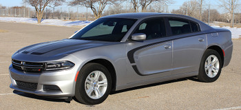 driver side of 2016 Dodge Charger Side C Stripes C-STRIPE 15 2015-2021 driver side of 2016 Dodge Charger Side C Stripes C-STRIPE 15 2015-2021
