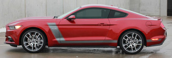 profile of BOSS style GT Ford Mustang Stripes STELLAR 2015-2017
