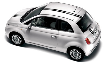 side view 2019 Fiat 500 Euro Offset Rally Stripes EURO RALLY 2007-2020