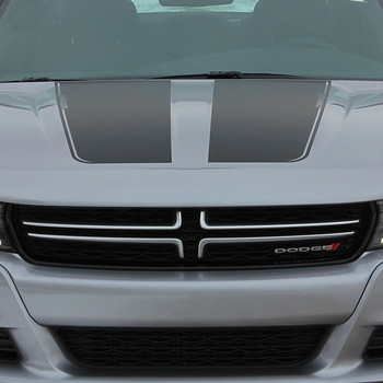 hood view 2020 Dodge Charger Hood Stripe RECHARGE 15 HOOD 2015-2022