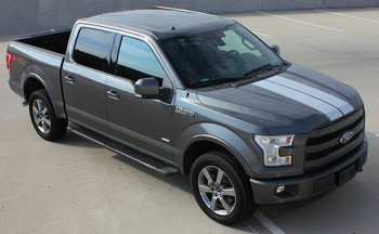 front angle 2016 Ford F150 Rally Stripes F RALLY 2015-2017