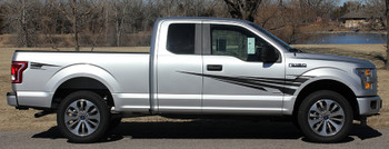 profile of 2020 Ford F150 Stripe Graphics Kit APOLLO 2015-2022 2023 2024