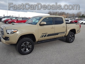 passenger side of TRD 4x4 Toyota Tacoma Stripe Package CORE 2016-2019 2020