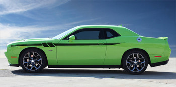 profile 2020 Dodge Challenger Custom Stripe Decals FURY 2011-2026