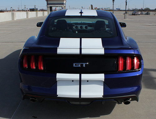 rear Center Racing Stripes for Mustang STALLION 2015 2016 2017