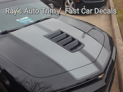 front angle of 2014 Super Sport Camaro Racing Stripes S-SPORT PACKAGE 2014-2015