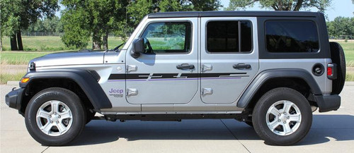 side of 2019 Jeep Wrangler Side Graphics MOJAVE SIDE KIT 2018-2020 2021
