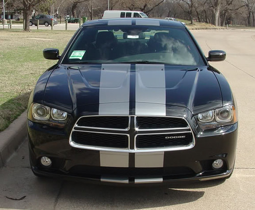 front view of 2014 Dodge Charger Stripes N CHARGE RALLY 2011 2012 2013 2014