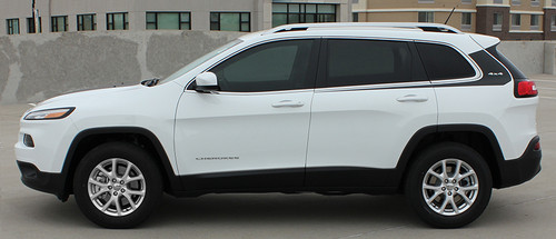 profile of 2018 Jeep Cherokee Body Graphics WARRIOR 2014-2021